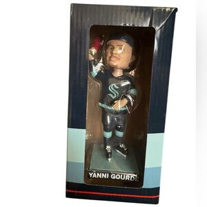 NEW! YANNI GOURDE Bobblehead NHL Seattle Kraken #37 11/23/2022 NWT